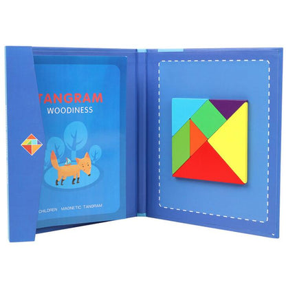 Çok Fonksiyonlu Manyetik Tangram Bulmaca Kitabı