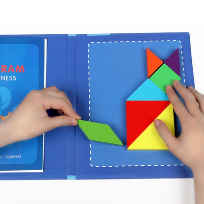 Çok Fonksiyonlu Manyetik Tangram Bulmaca Kitabı