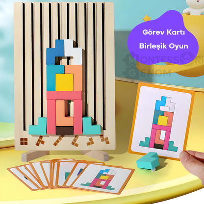 Çok Fonksiyonlu Tetris Blok Bulmaca Oyuncak