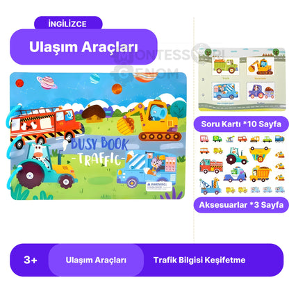 4 Eğitici Bilişsel Gelişim Çıkartma Kitabı