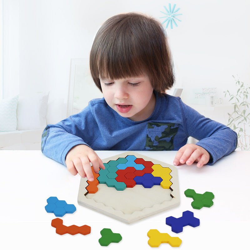 Eğitici Ahşap Çok Görevli Puzzle - Montessori Genom - #montessorigenomtr# - montessoritr - montessori